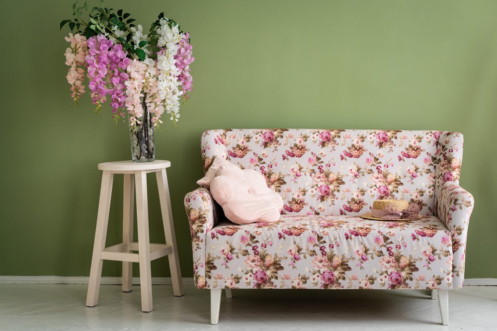 floral sofas